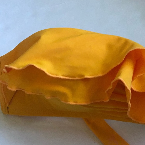 California Waves Push up Flounce Bikini Bandeau Swim Top Size M NWT - Picture 5 of 12